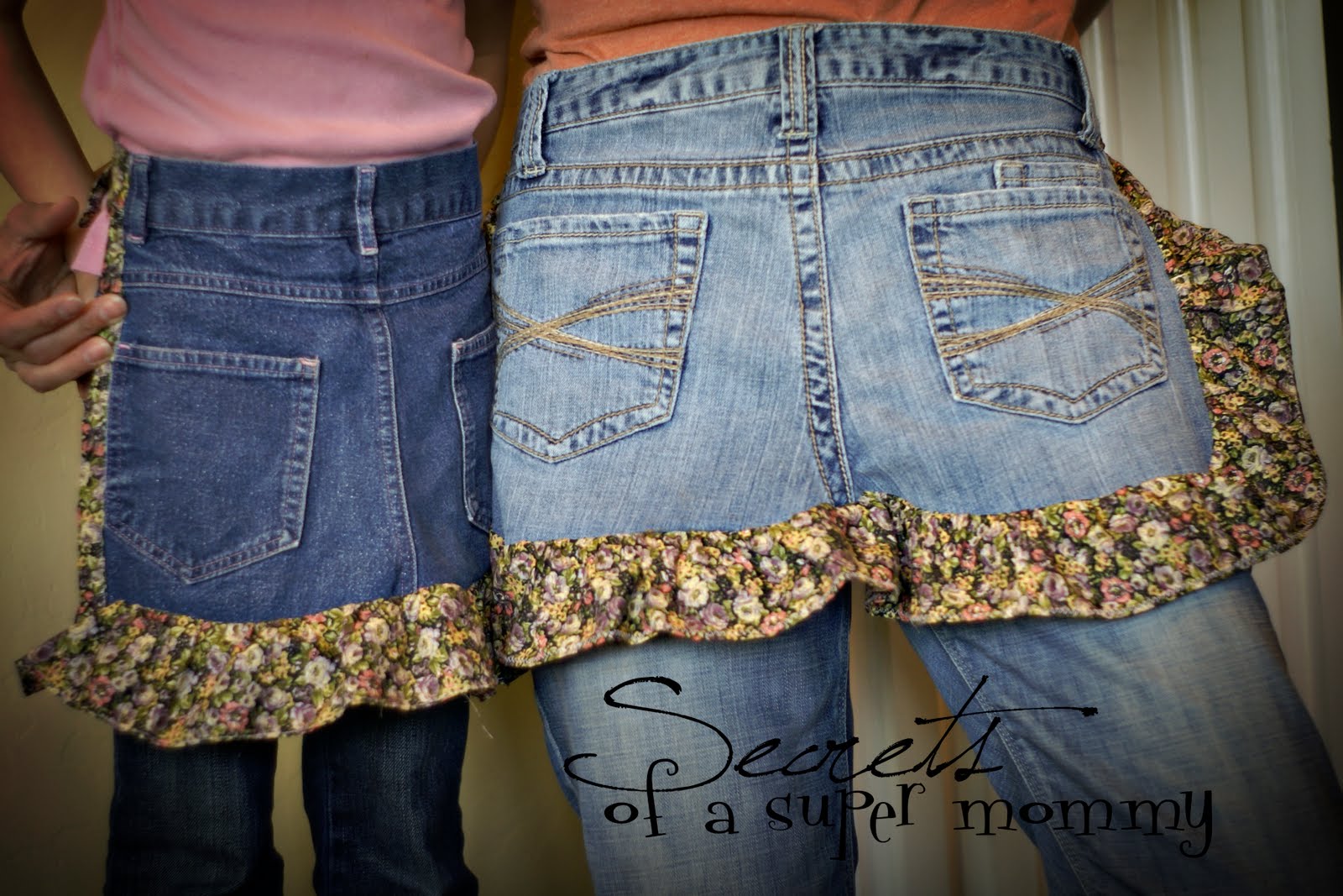 Secrets of a Super Mommy Simple Denim ApronsTeacher Appreciation or