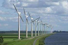 windmills in Flevoland