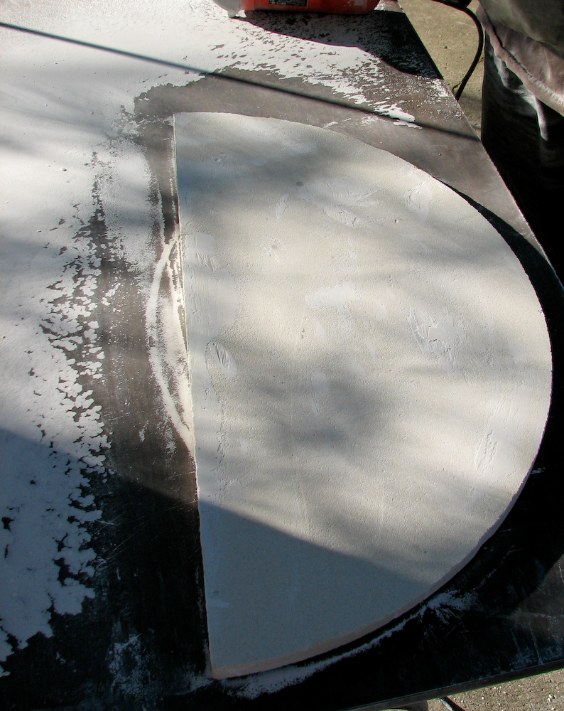Hughes Pottery Kiln Shelf Cleaning