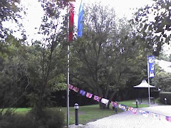 Flags at a second venue in Luxemburg