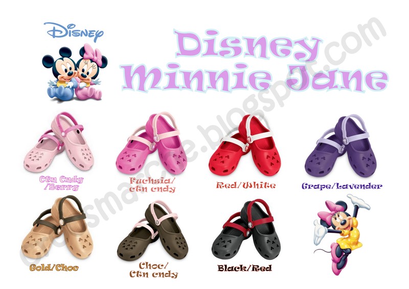 CrocsMarche The Little Crocs Hut Crocs Women Model Disney Minnie