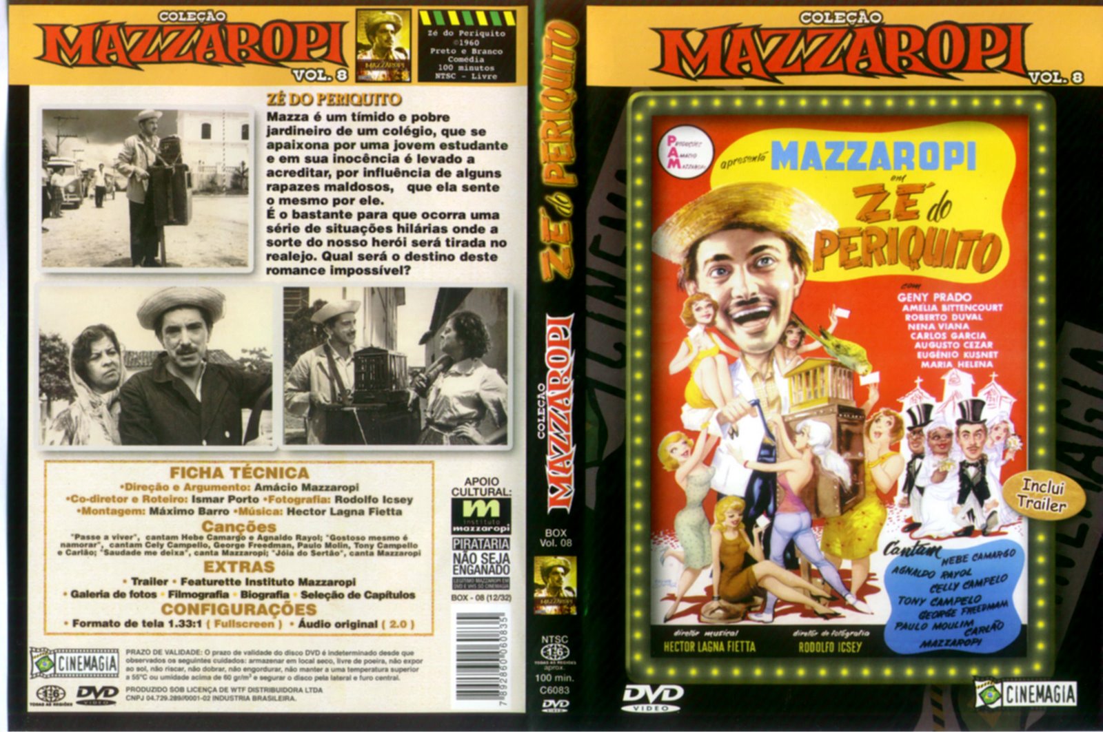 CAPAS DE FILME DE COMÉDIA Zé do Periquito