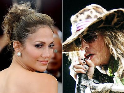 Jennifer Lopez and Steven Tyler