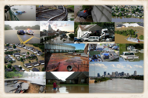 Inundación en Nashville, TN.