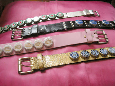 bottle cap belts