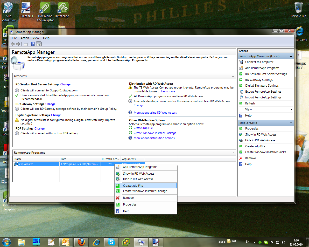 Remoteapp linux