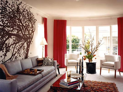 Living Rooms Decor Ideas on Decorating Ideas  10 Red And White Living Rooms Interior Design Ideas