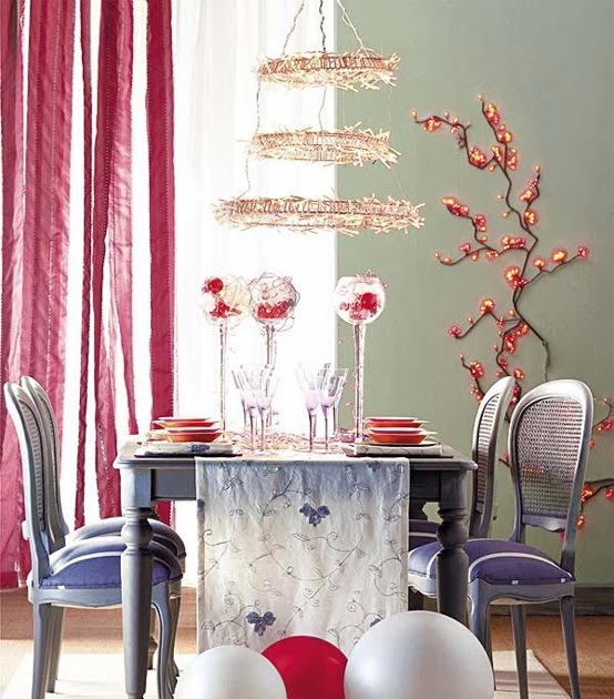 Beautiful Christmas Table Decorating Ideas  home office decoration