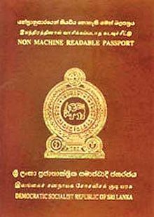 sri lanka passport travel lankan passports immigration citizens issued purpose department international