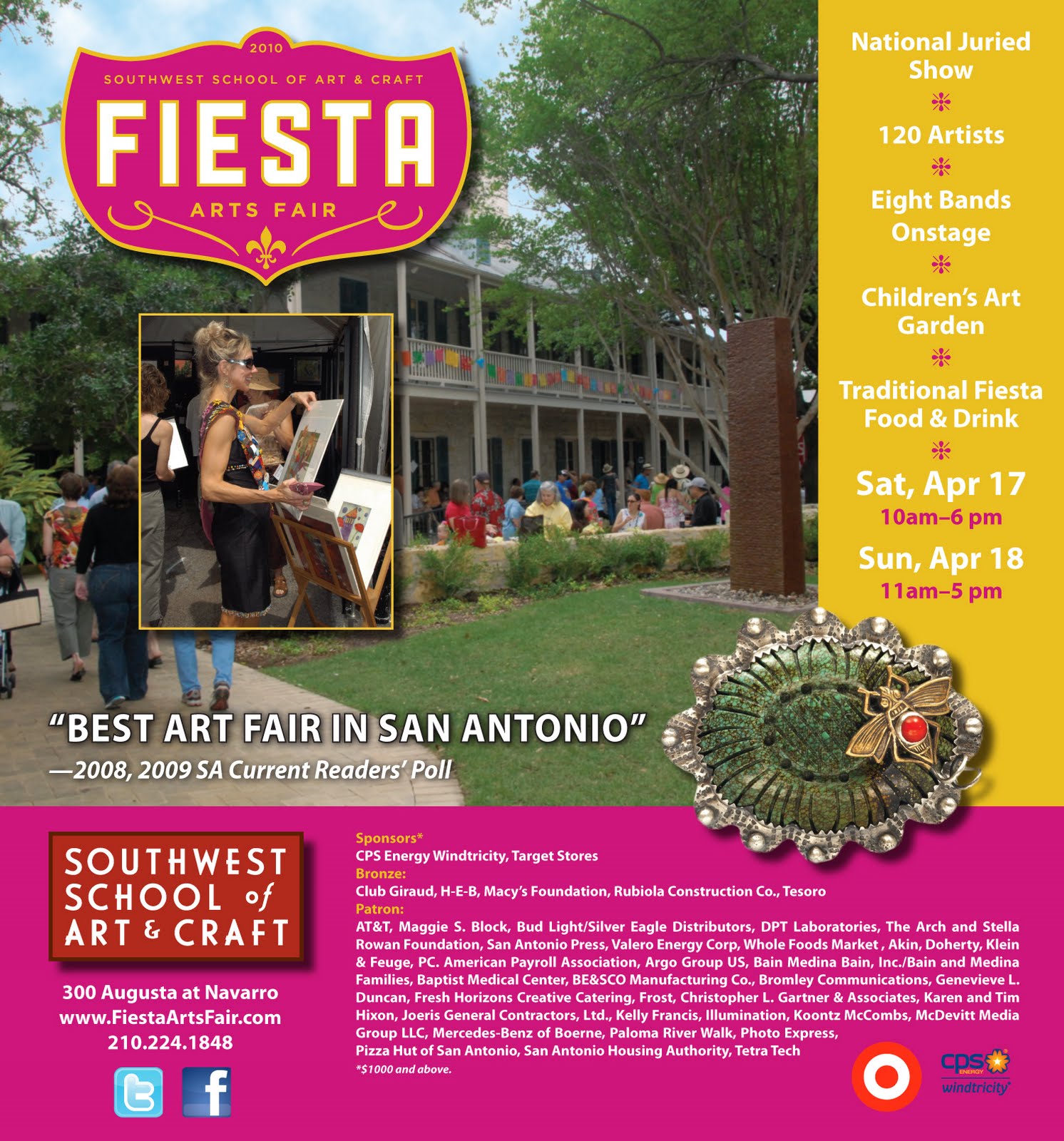 Studio Sykes Fiesta Arts Fair Ad for The Current