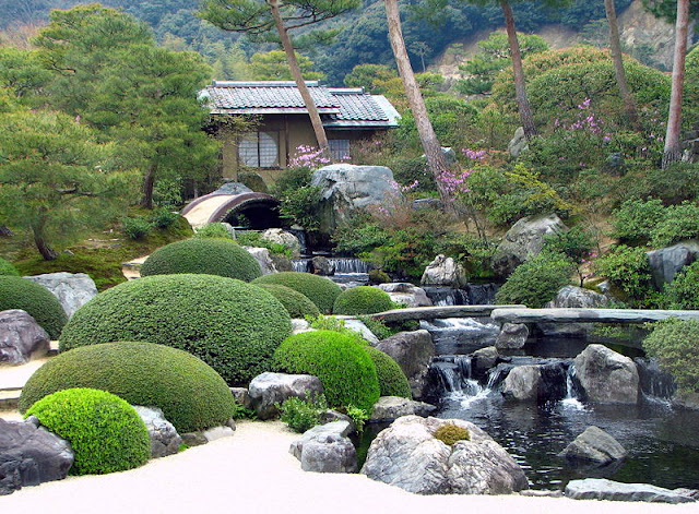 Dibujo Técnico Bachillerato: Jardines japoneses: Museo Adachi