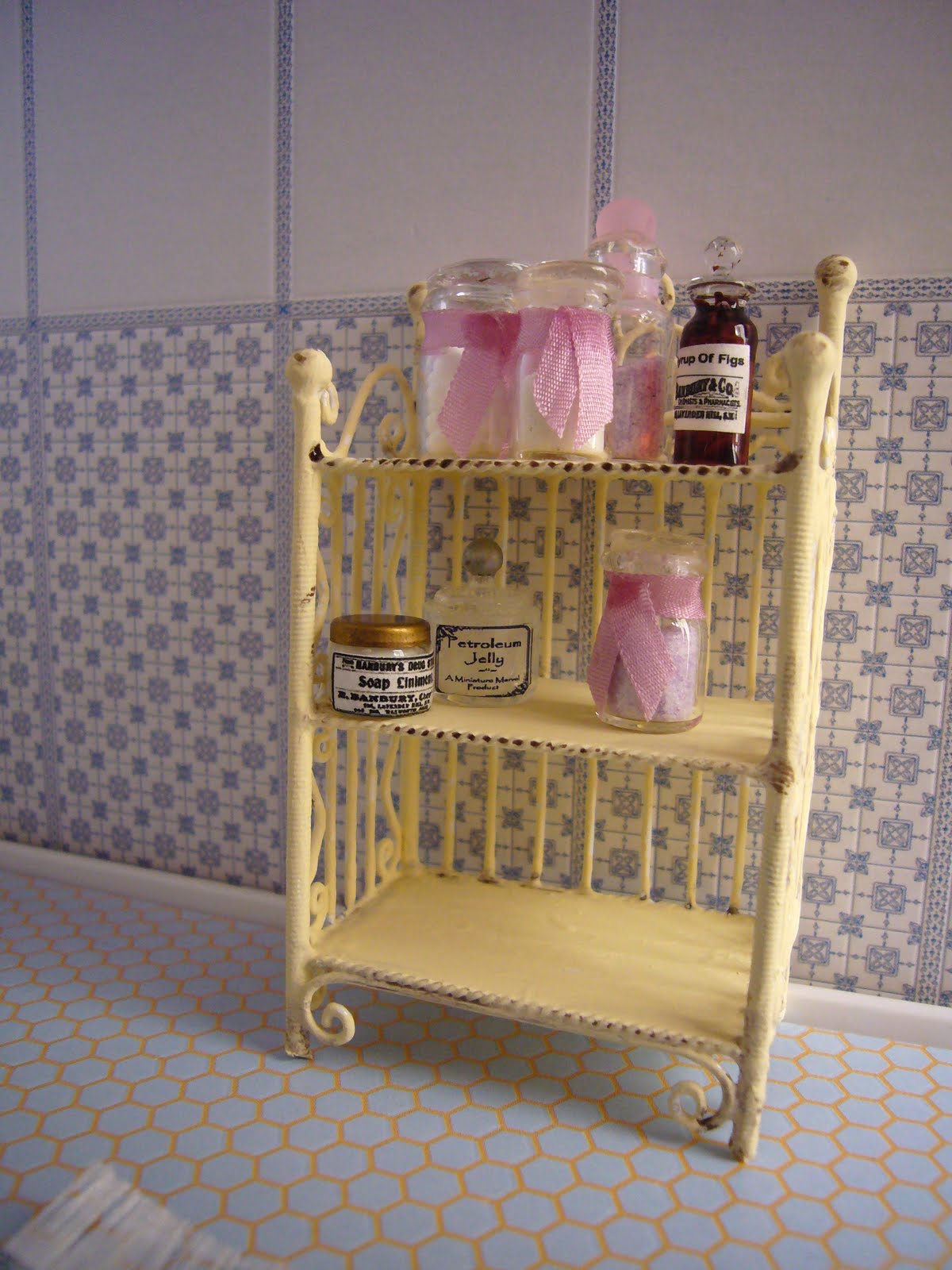 Melody Jane Casa Delle Bambole Mobile Nursery In Miniatura Legno Bianco - Foto 4