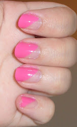 tip french nail diagonal designs