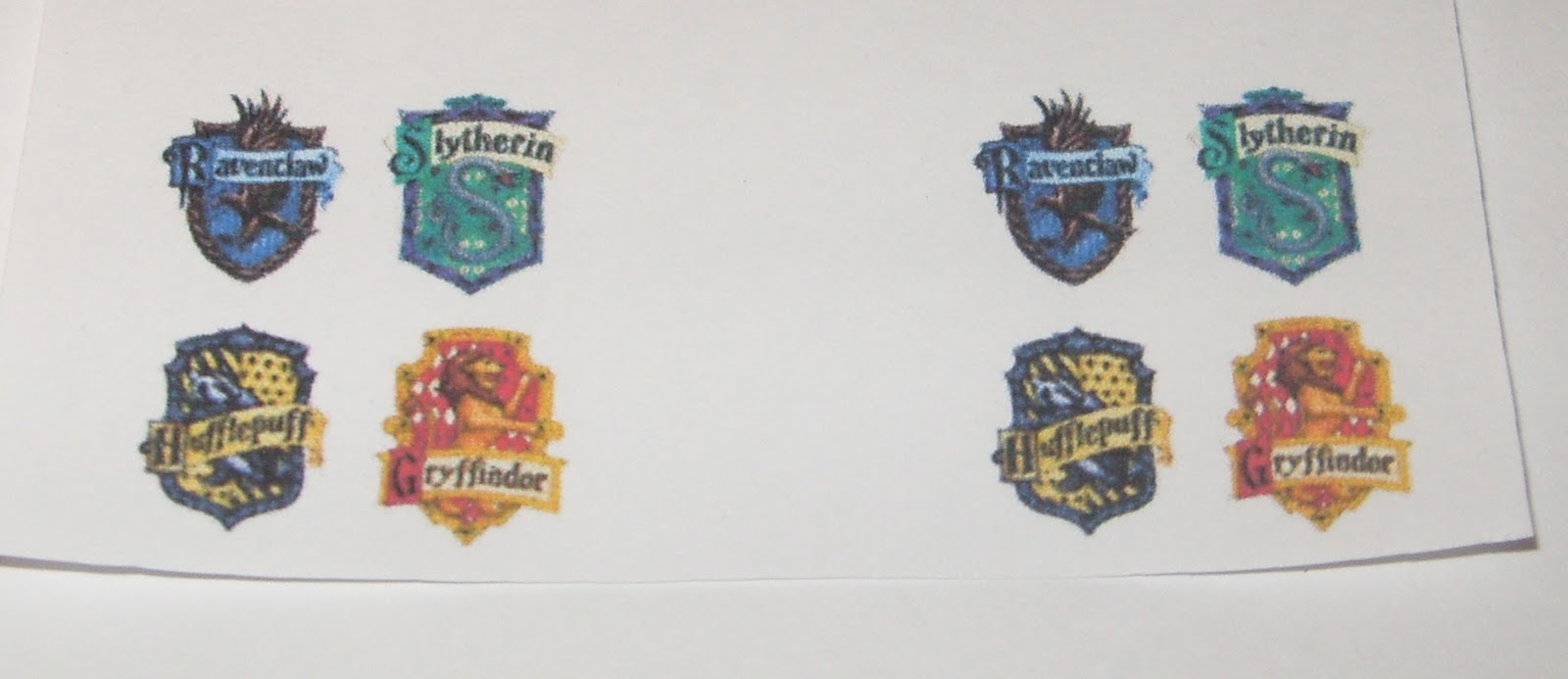 Harry Potter Nail Art Hogwarts Crests Nail Water Decals