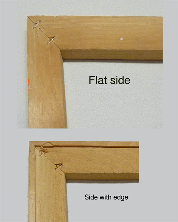 Robin Hall paintings How To Stretch a Canvas