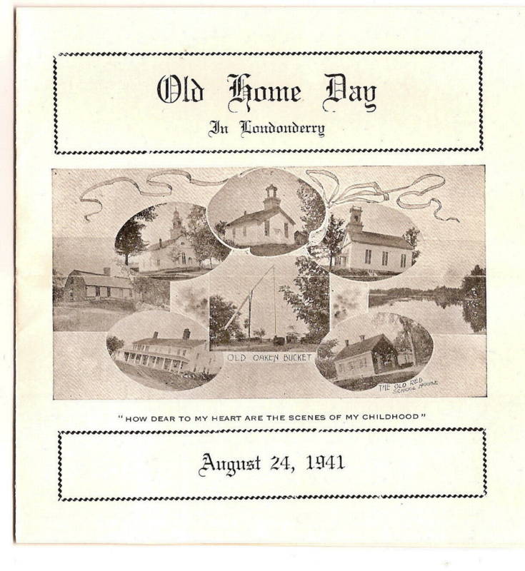 Nutfield Genealogy Londonderry's Old Home Day