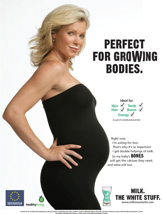 Pregnant Models got milk? picture