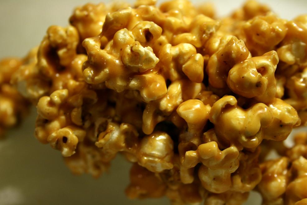 carly's comfort zone peanut butter & honey popcorn