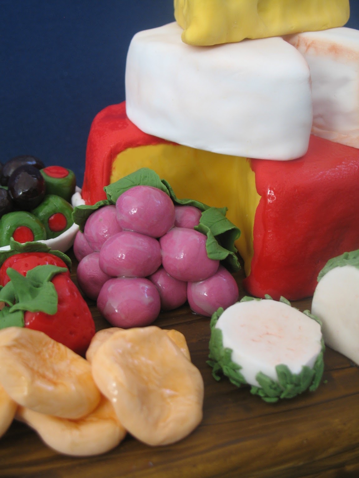 Blissfully Sweet Cheese Platter Cake