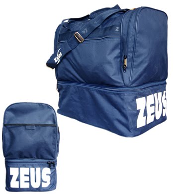 Borsa Sportiva Zeus Medium Delta, Calcio/all Sport, Blu/rosso/bianco - Foto 3