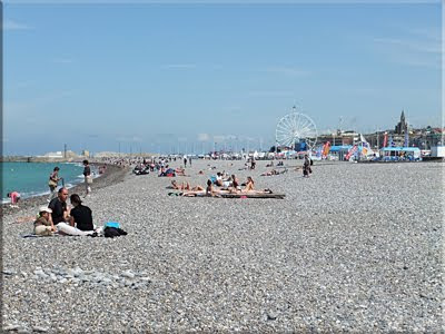 Pedregosa playa de Dieppe