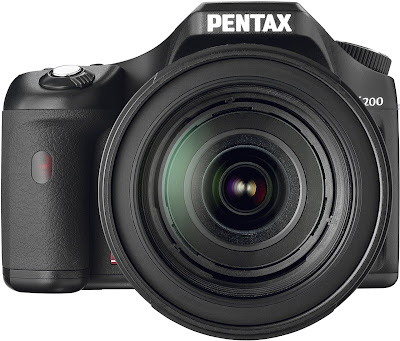 Pentax K200D front