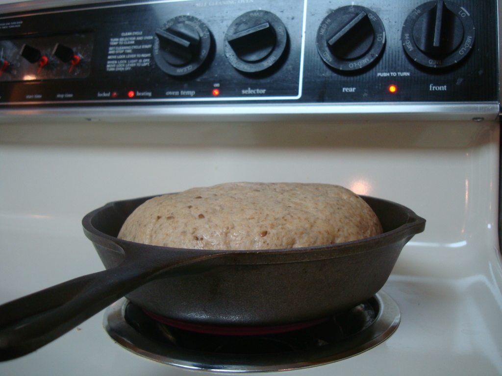 bread Baking Experiment My 101st experiment cast iron burnt round loaf