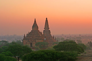 The temple plain of Bagan