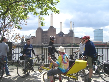 Looking at Battersea Power Station on lambethcyclists.org.uk