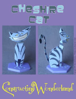 Alice in Wonderland: Cheshire Cat Papercraft | Papercraft Paradise ...