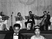Jason's String Quartet performing live during the wedding reception