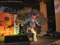The peacock at the event