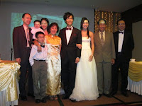 Bridal couple with their parents