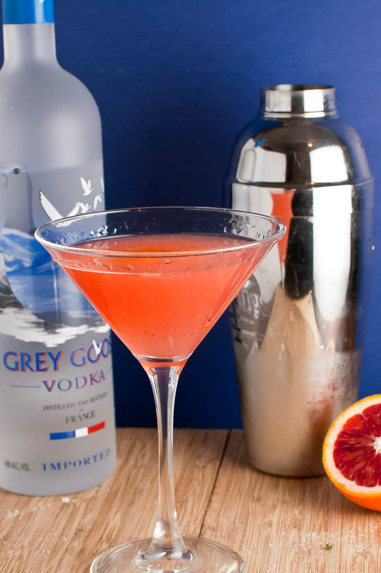 My FIANCE! Likes It, So It MUST Be Good. Blood Orange Vodka Martinis