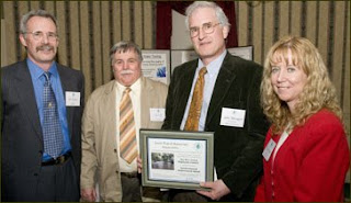 (left to right) William Kibler, Jim Hill, John Weingart, and Eileen Swan