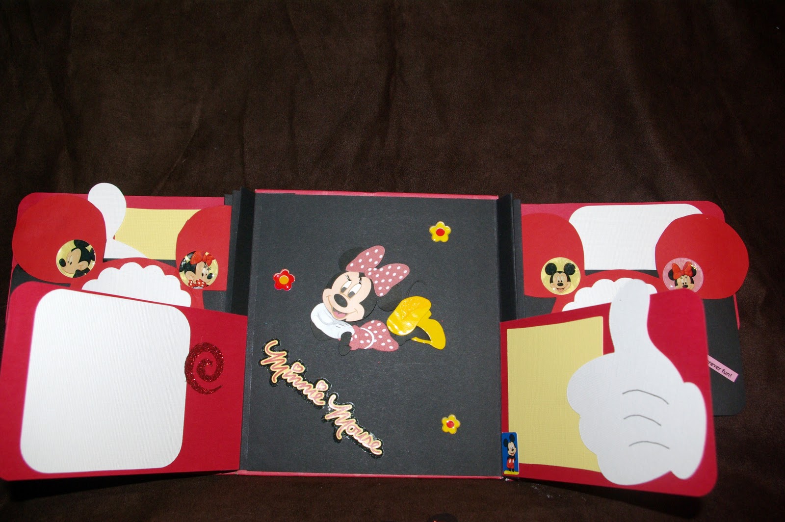 T and J Crafts Etc Mickey Mouse Gate Fold Album