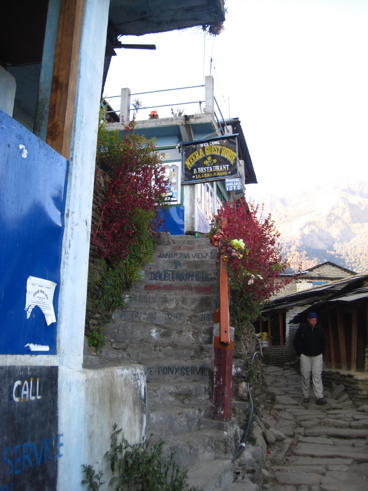 Dubai: it's me! in the UAE!: Nepal 6: stone steps from Naya Pul to Ulleri