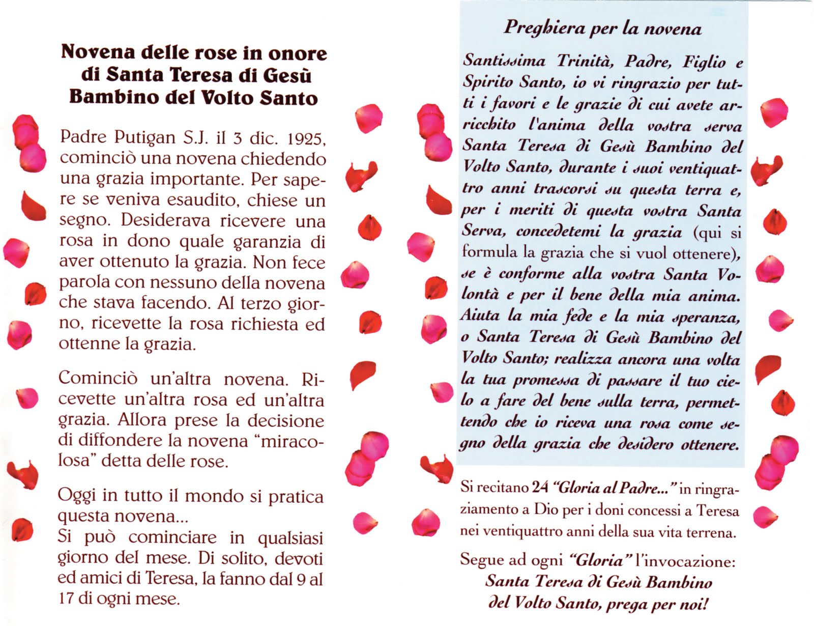 campo adiacente Ultime notizie novena delle