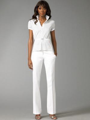 Style Notebook: White Pants
