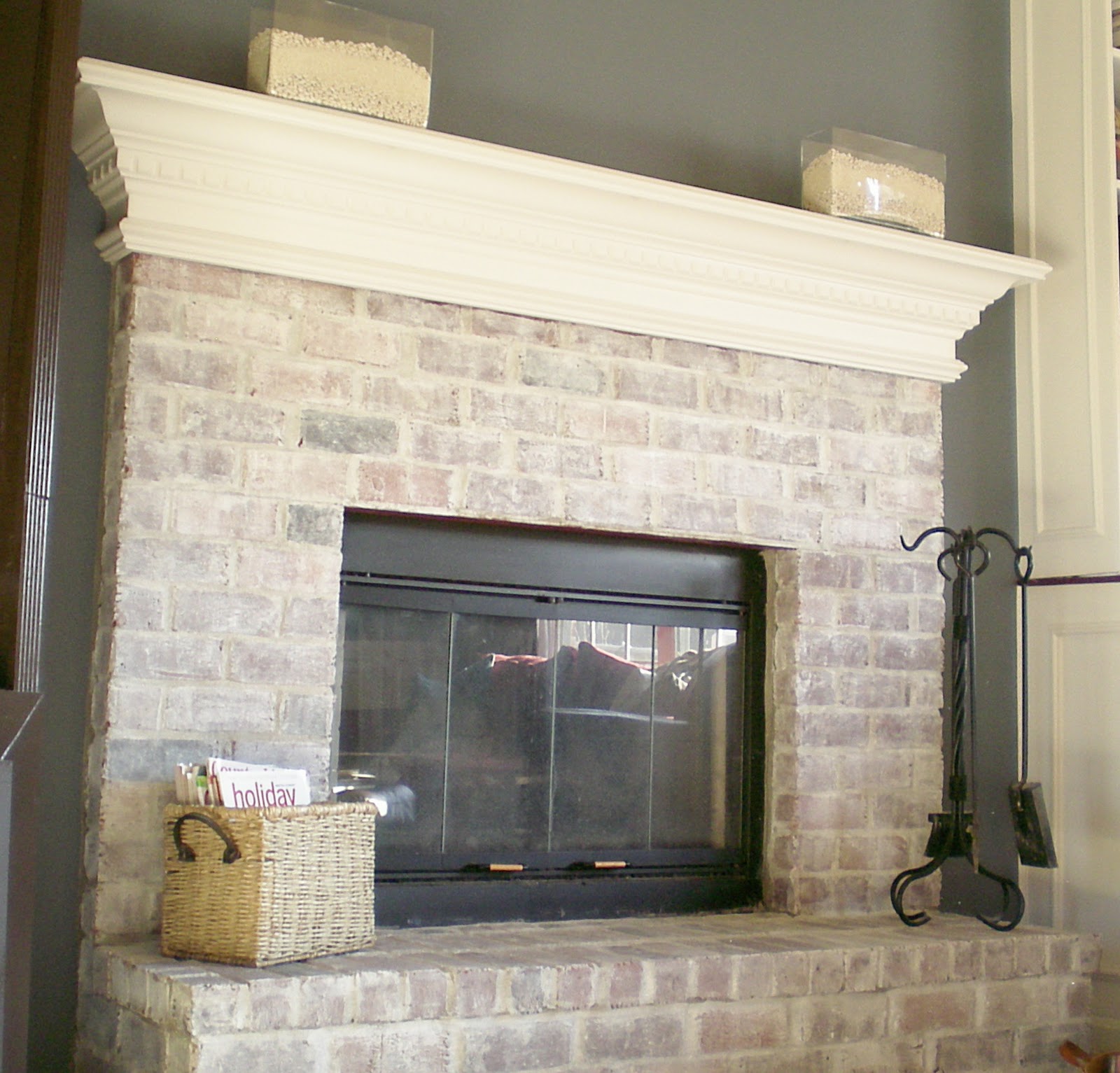 First Project 2011, Whitewash Brick-LOVE IT!!! - Cleverly Inspired