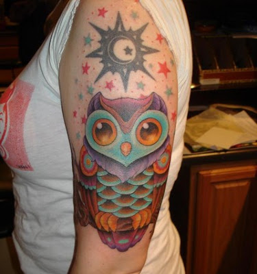Tattoo Burung Hantu Album 2 Gambar Seni Tattoo