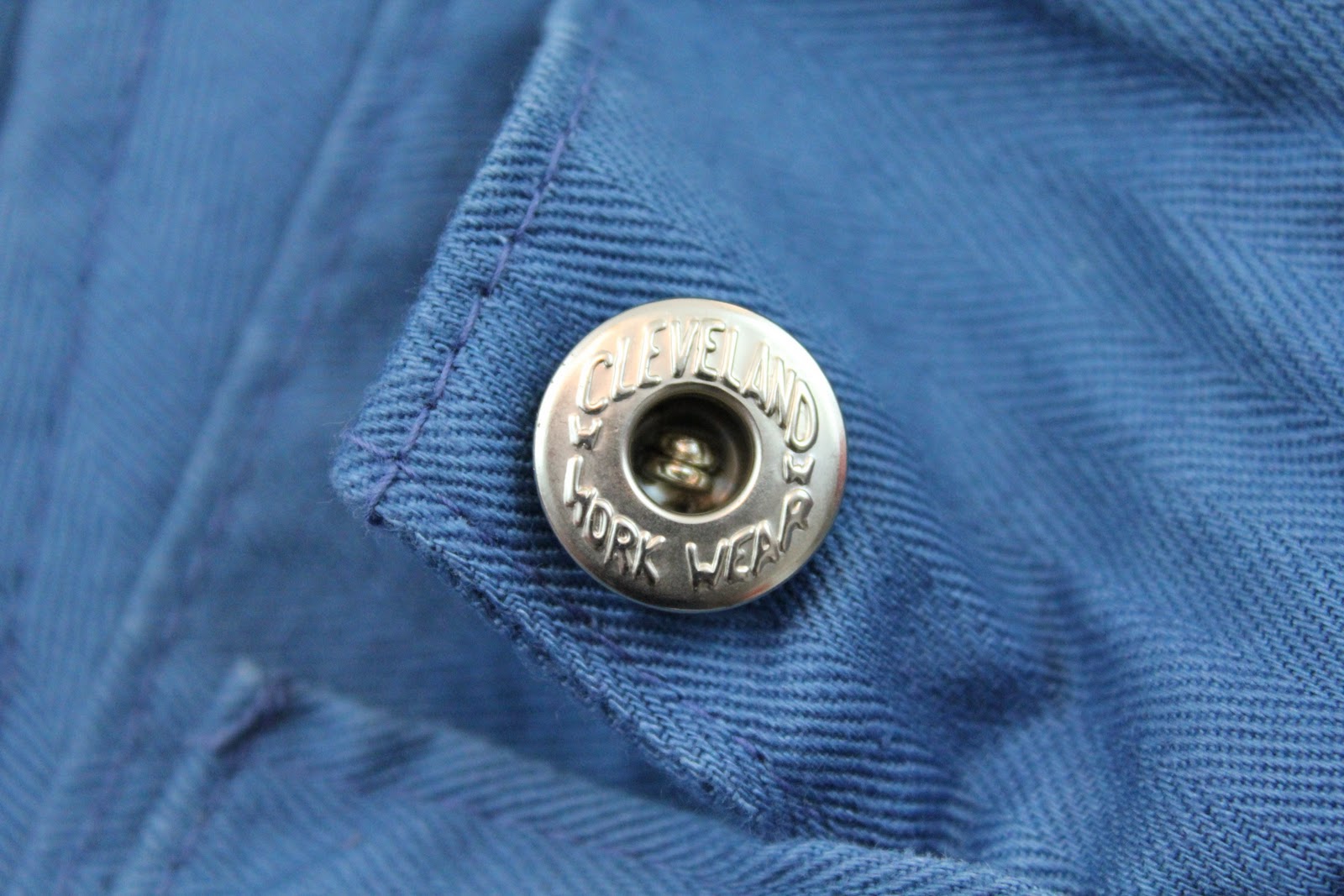vintage workwear: WORK WEAR CORP. Blue HBT Coveralls