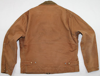 vintage workwear: 1940's era Carhartt Brown Duck Zipper Jacket