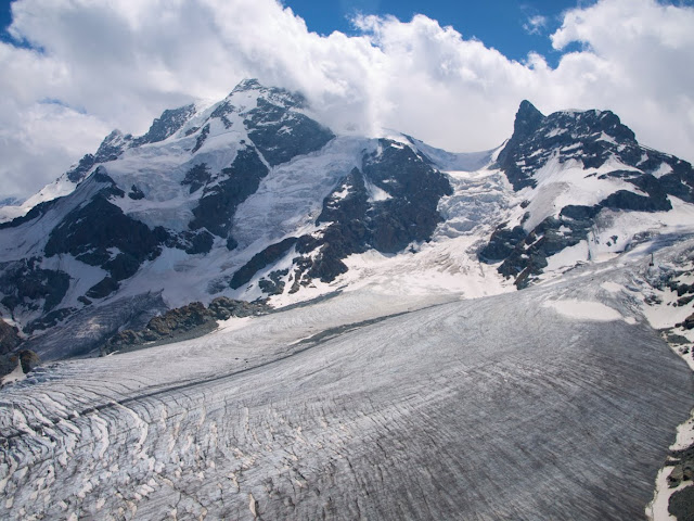 Glaciar en cantón de Valais