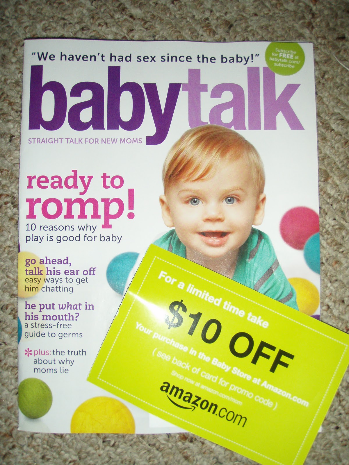 Saving With A Smile 10 off in the Amazon Baby Store Coupon!!!