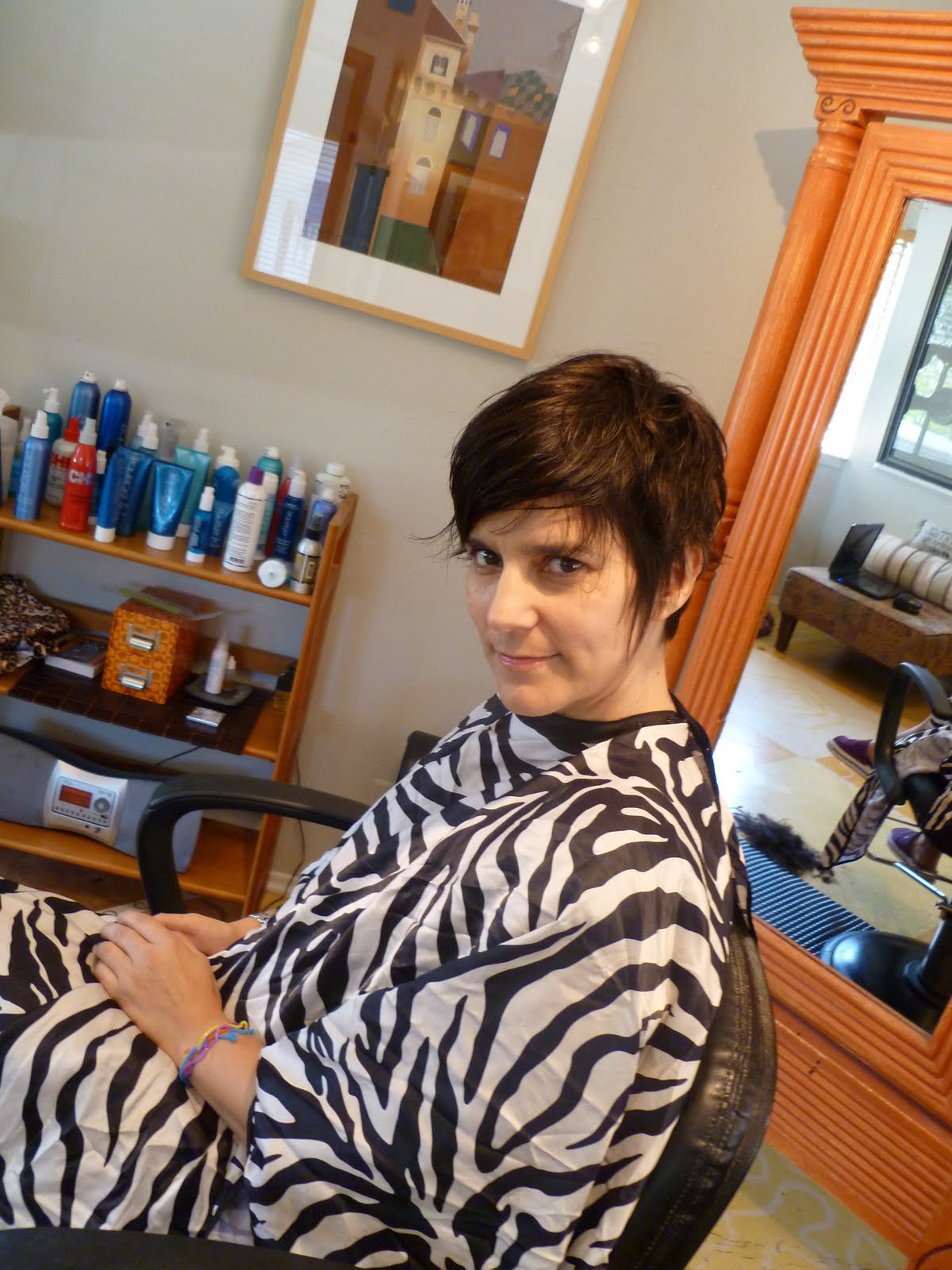 Glitter Every Day: Pre-Chemo-hair-cut