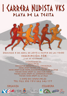 Nude Running in Tenerife