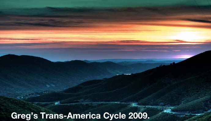 Greg's Trans-America Cycle 2009
