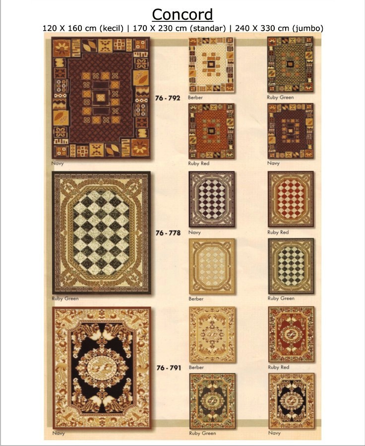 Karpet CONCORD GUNAWAN CARPET'S