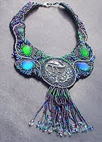 peacock neclace